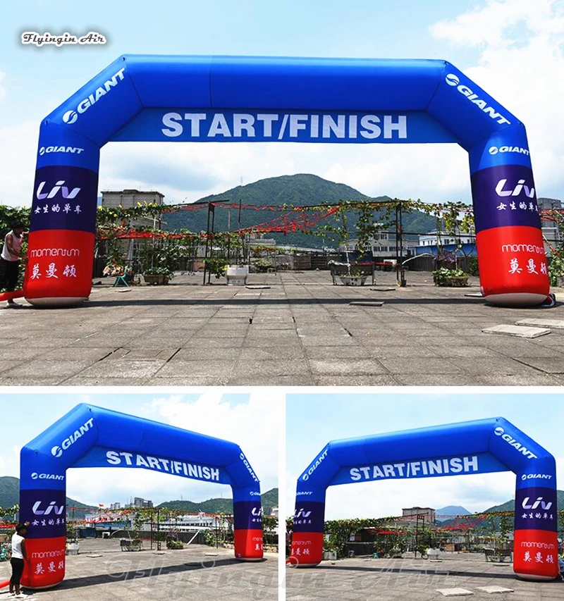 

Outdoor Advertising Inflatable Start/Finish Arch 8m/10m Airblown Sport Archway For Event Show