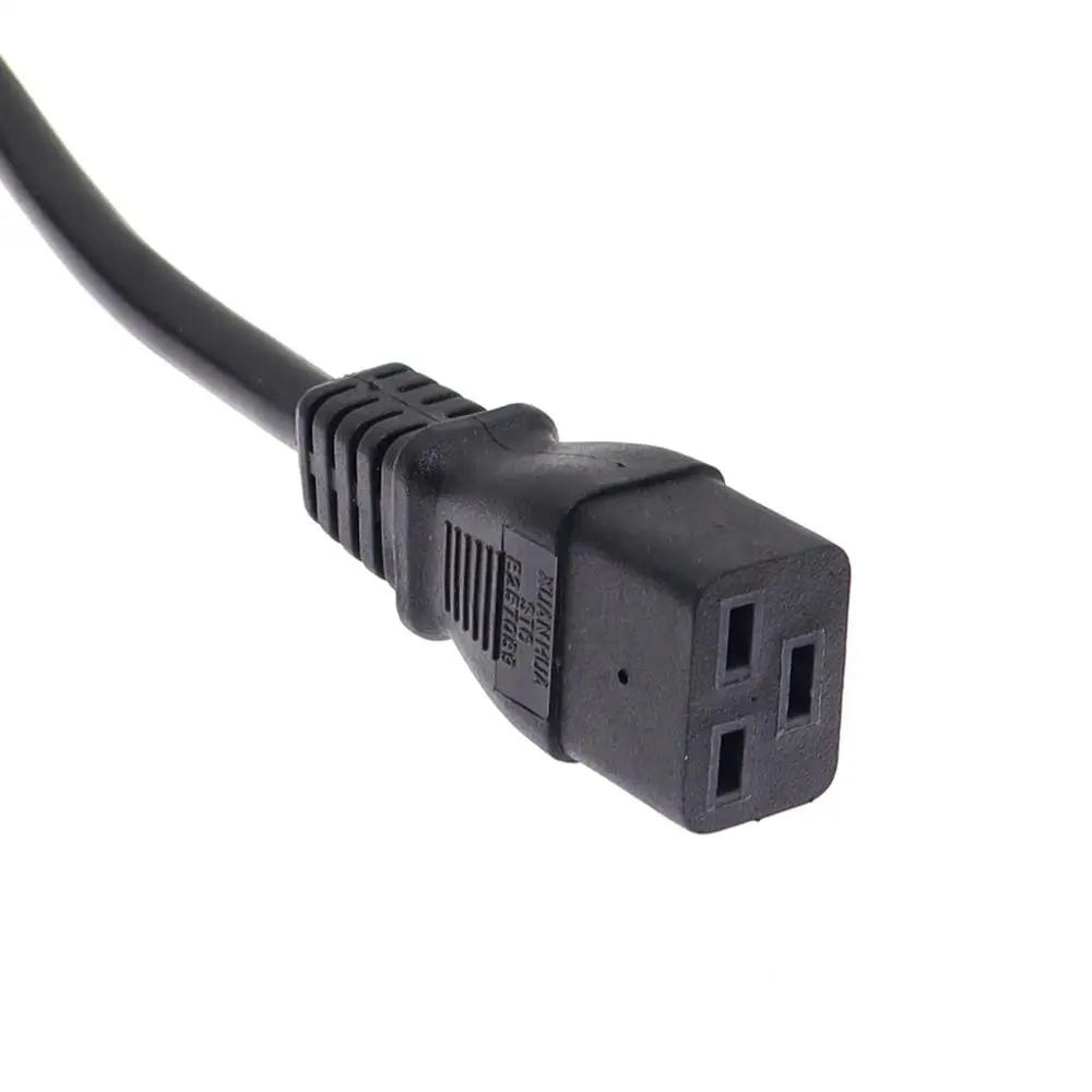 NEMA PDU Cord ,UPS Supply Power Cable 5-15P to IEC 60320 C19, SJT14AWG,1.8m/6ft,16A Rating,UPS Cable