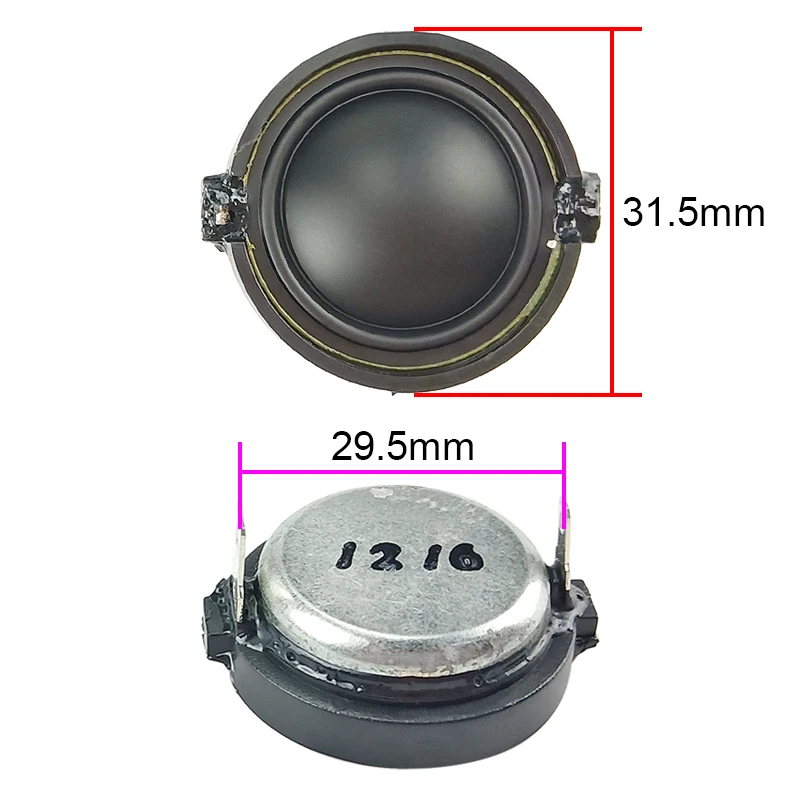 GHXAMP 1 inch My-Ti Tweeter Speaker Unit 8ohm 10W Neodymium Treble Loudspeaker For Satellite boxes Small Bookshelf 2pcs