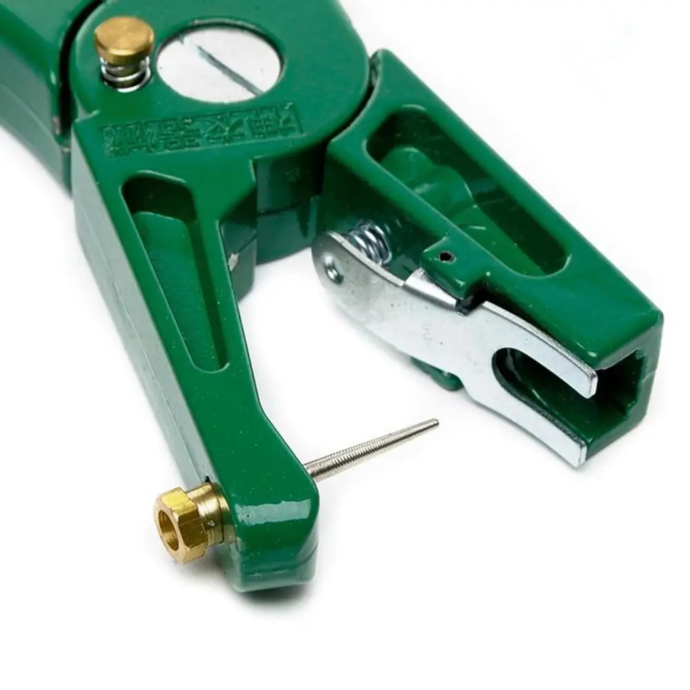 1 Pcs Green Pig Ear Tag Pliers Cattle Ear Tag Pliers Sheep Ear Tag Pliers Animal Ear Tag Pliers Installer Alloy