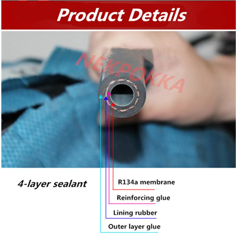 50 meters,Air conditioning R134a hose,R134a R12 1/2 hose,Refrigerant hose,Automotive refrigerant pipe 13mm,A20 13mm 1/2