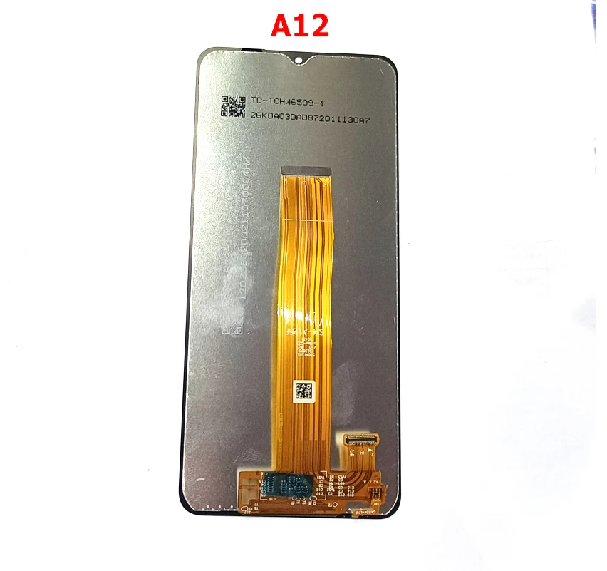 Substituição Do Conjunto Do Digitador Da Tela De Toque, Display LCD, Peças De Reparo Para Samsung Galaxy A12, A125F, A125F, DS, 1Pc