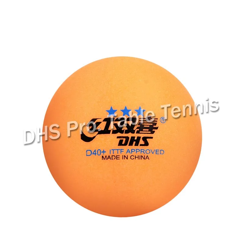 DHS 3-star D40+ table tennis ball Original 3 star seamed new material ABS plastic ping pong balls poly