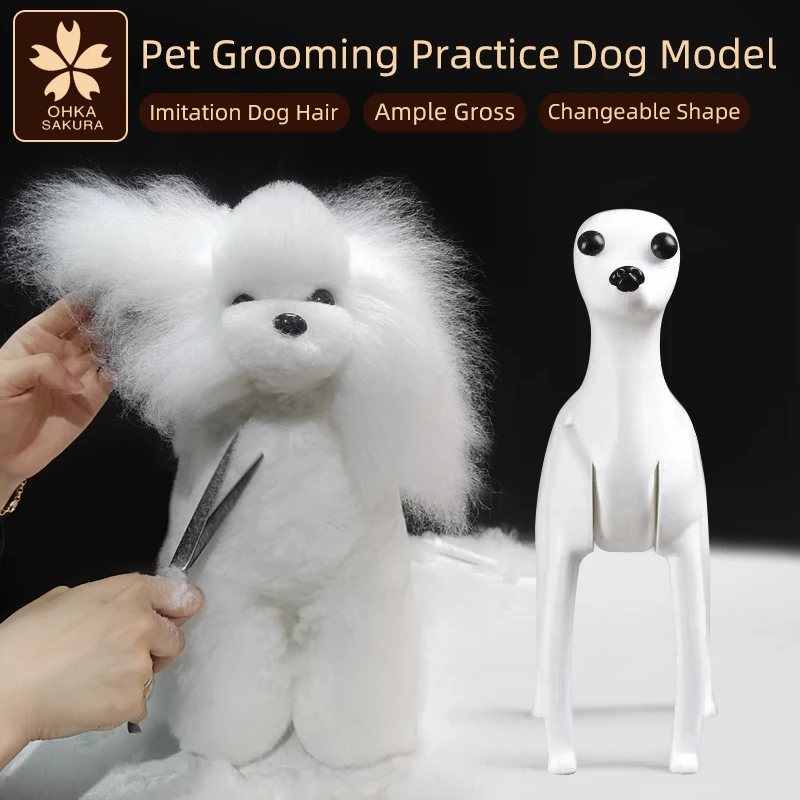 

Professional pet grooming fake dog model practice dog standard skeleton model dog pet simulator model