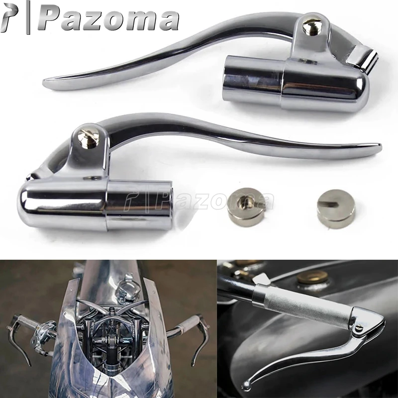 Motorcycle Bar End Control Lever Inverted Brake Clutch Levers for 1\