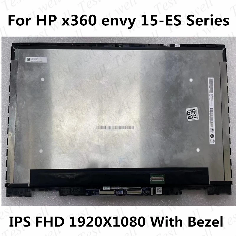 

Original 15.6'' FHD IPS B156HAN02.5 For HP ENVY x360 15-ES 15-es0755ng LCD Touch Screen assembly with Silver Bezel replacement