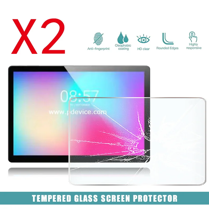 2Pcs Tablet Tempered Glass Screen Protector Cover for Cube Power M3 HD Eye Protection Anti-Screen Breakage Tempered Film