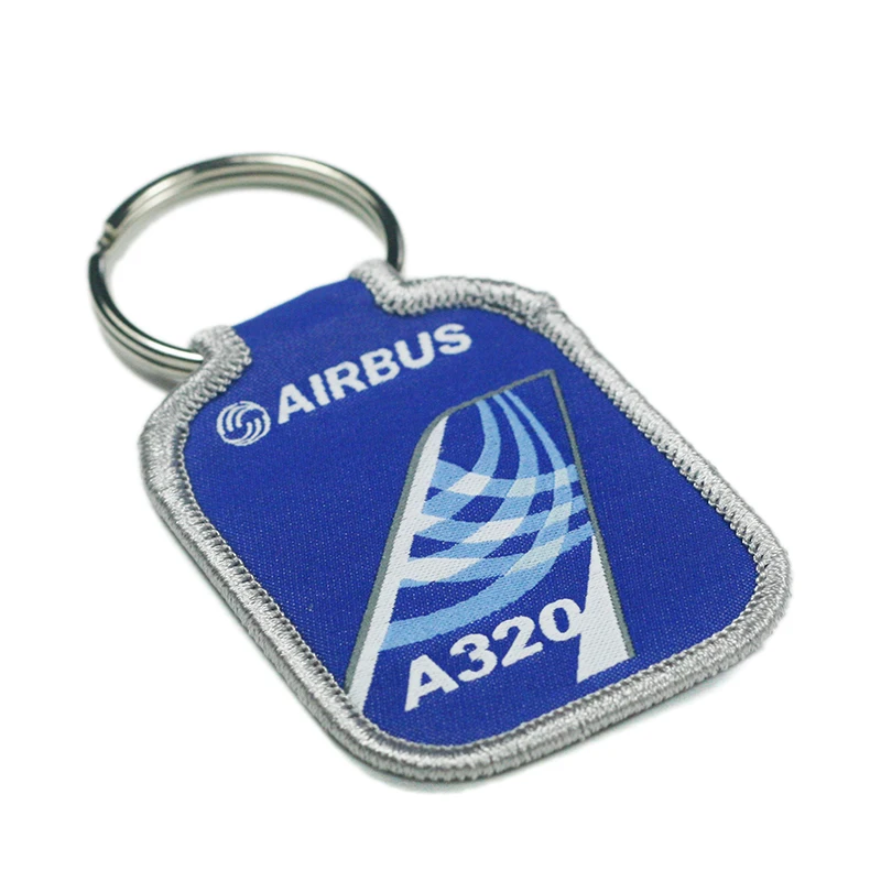 Airbus Logo Blue Air-tail Key Chain Keychain A320 A330 A340 A350 A380 Luggage Bag Tag Gift for Aviation Flight Crew Pilot