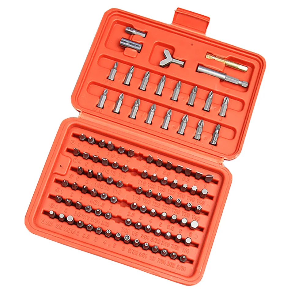 100 pcs Multi Screwdriver Set Batch head Precision Screwdriver Disassemble Computer PC Mobile Phone Device Repair Hand Home Tool