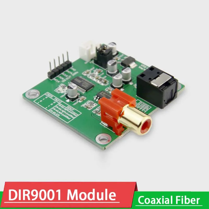 

DIR9001 Coaxial optical fiber receiver SPDIF to I2S output 24bit 96khz for DAC Digital audio receiving board amplifier