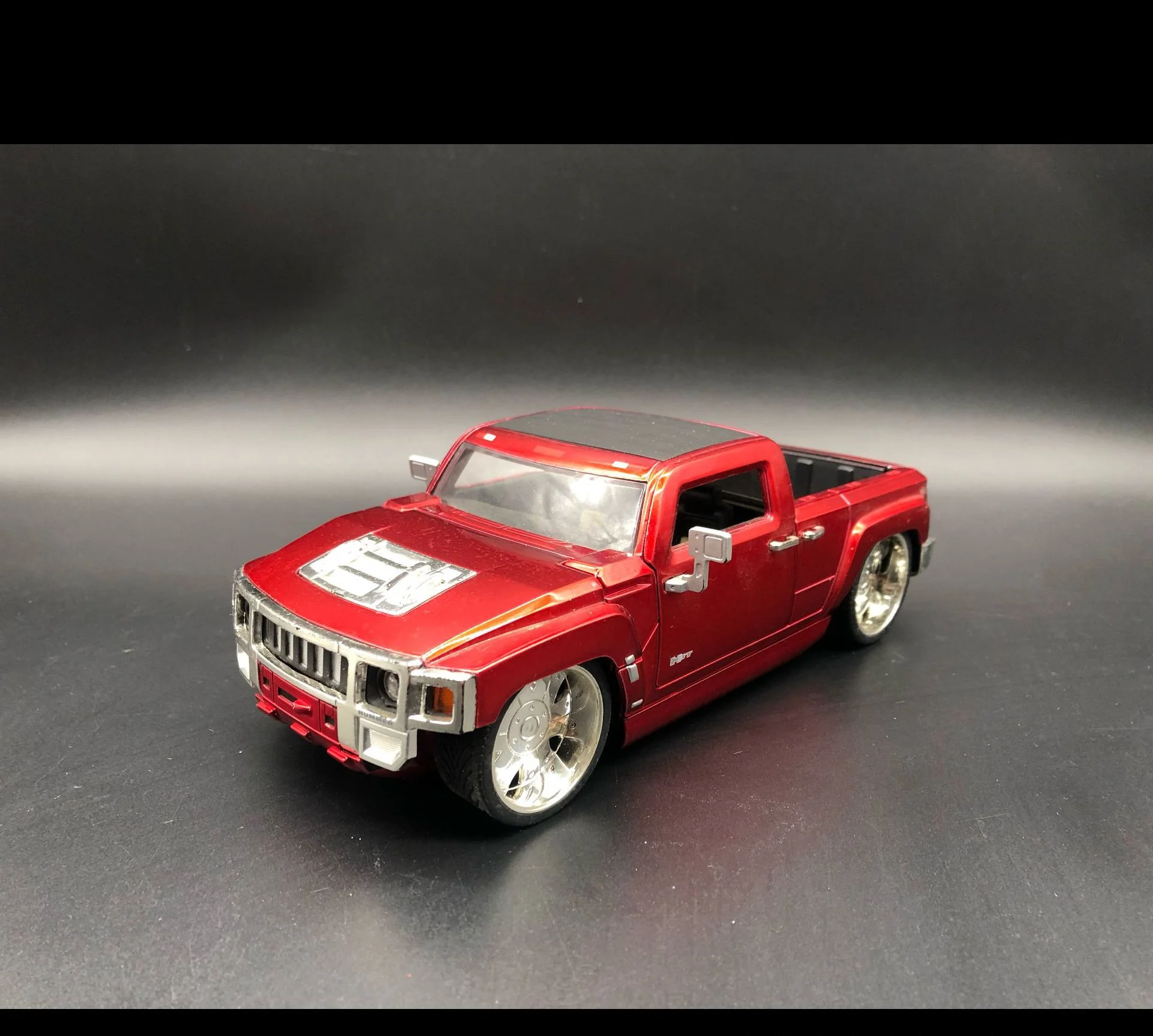 Jada Simulation Hummer H3 SUV alloy car model,1:24 metal model adult Collection toy car gift