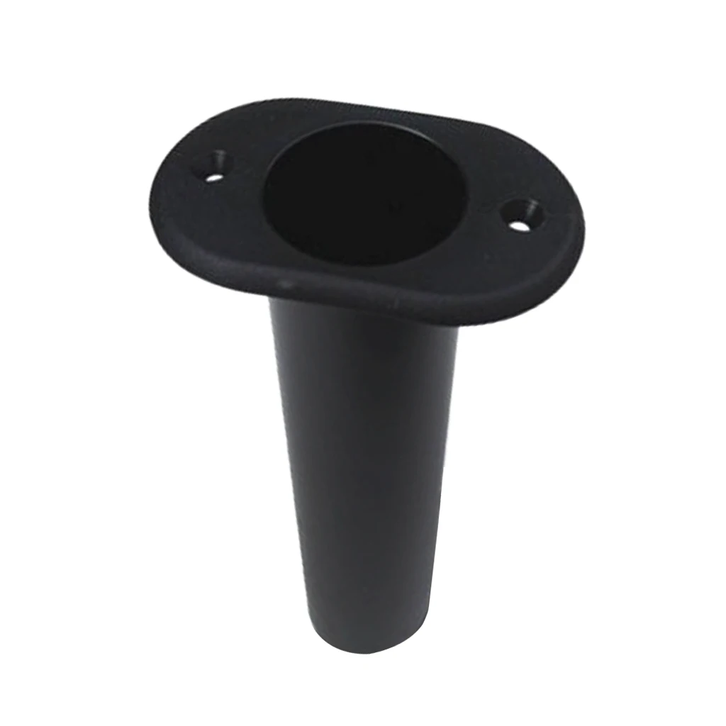 Soporte de caña de pescar de plástico, montaje empotrado de 90 grados, para barcos, Kayak