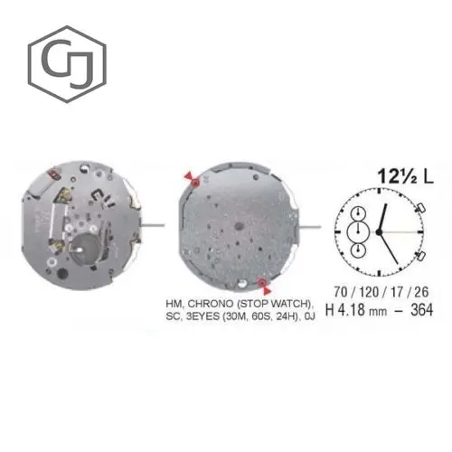 

JS55 MIYOTA MOVIMENTO QUARZO