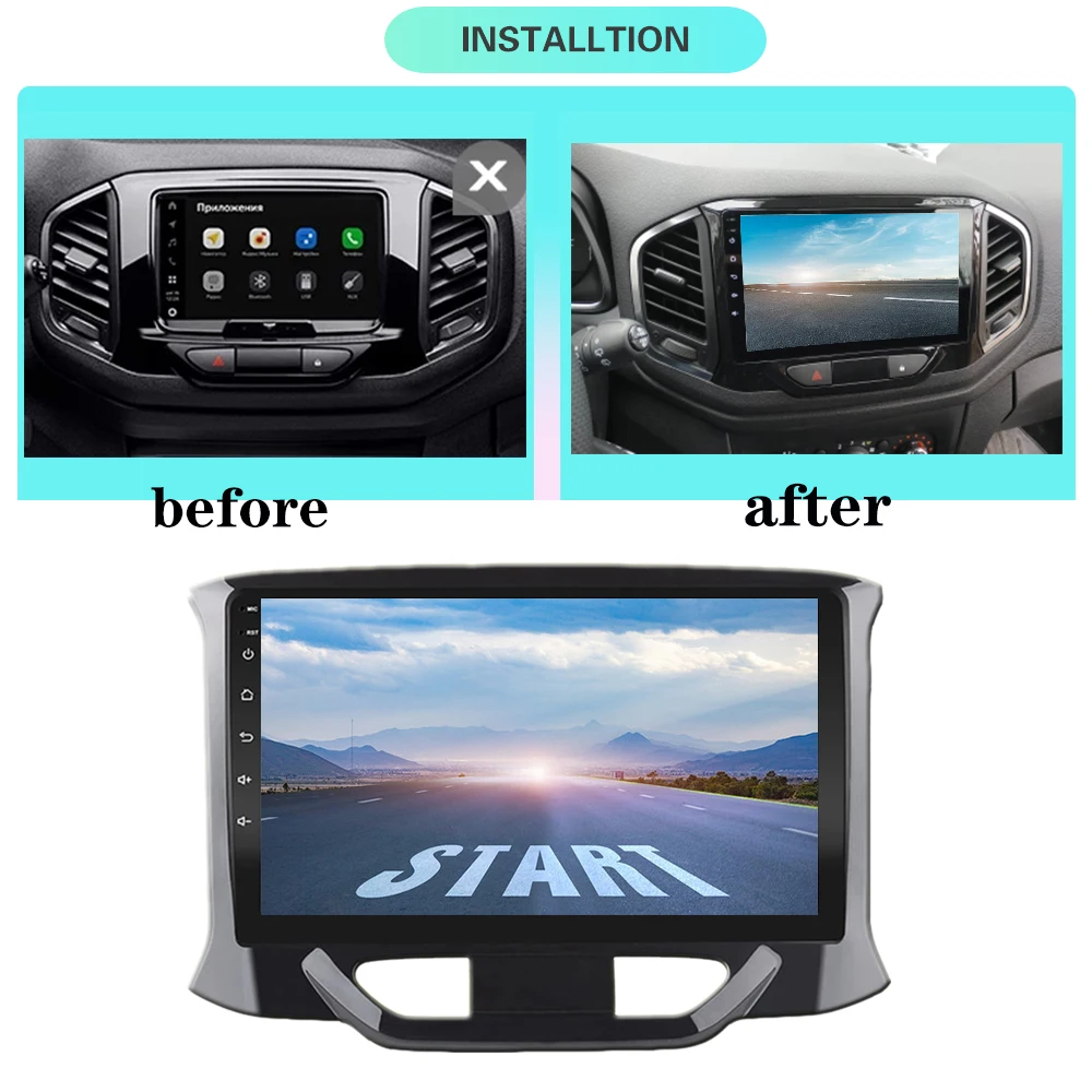 For LADA X ray Xray 2015-2019 Car Android 10 Car radio Stereo Receiver Multimedia Video Player Navigation GPS CarPlay DSP AUTO