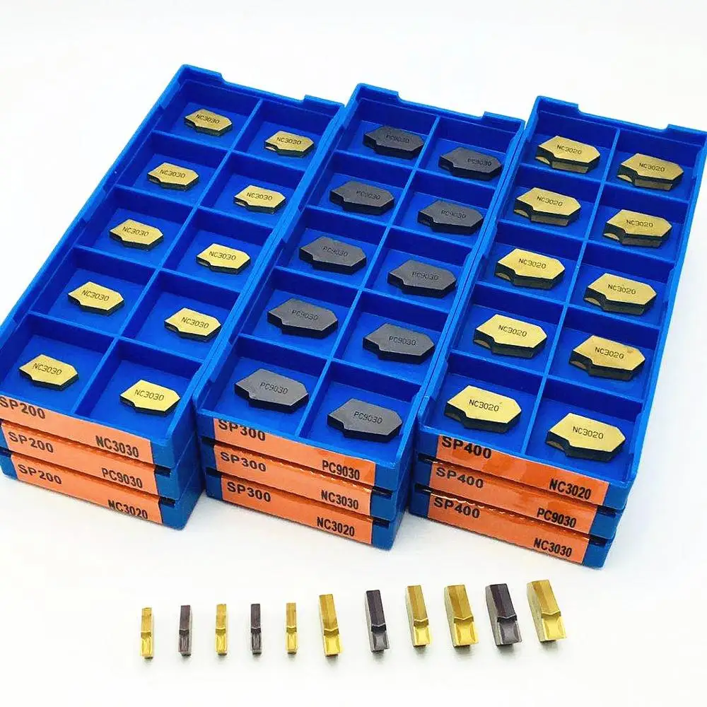 Grooving tool SP300 SP400 SP200 NC3020 NC3030 PC9030 new grooving and grooving  carbide metal turning tools