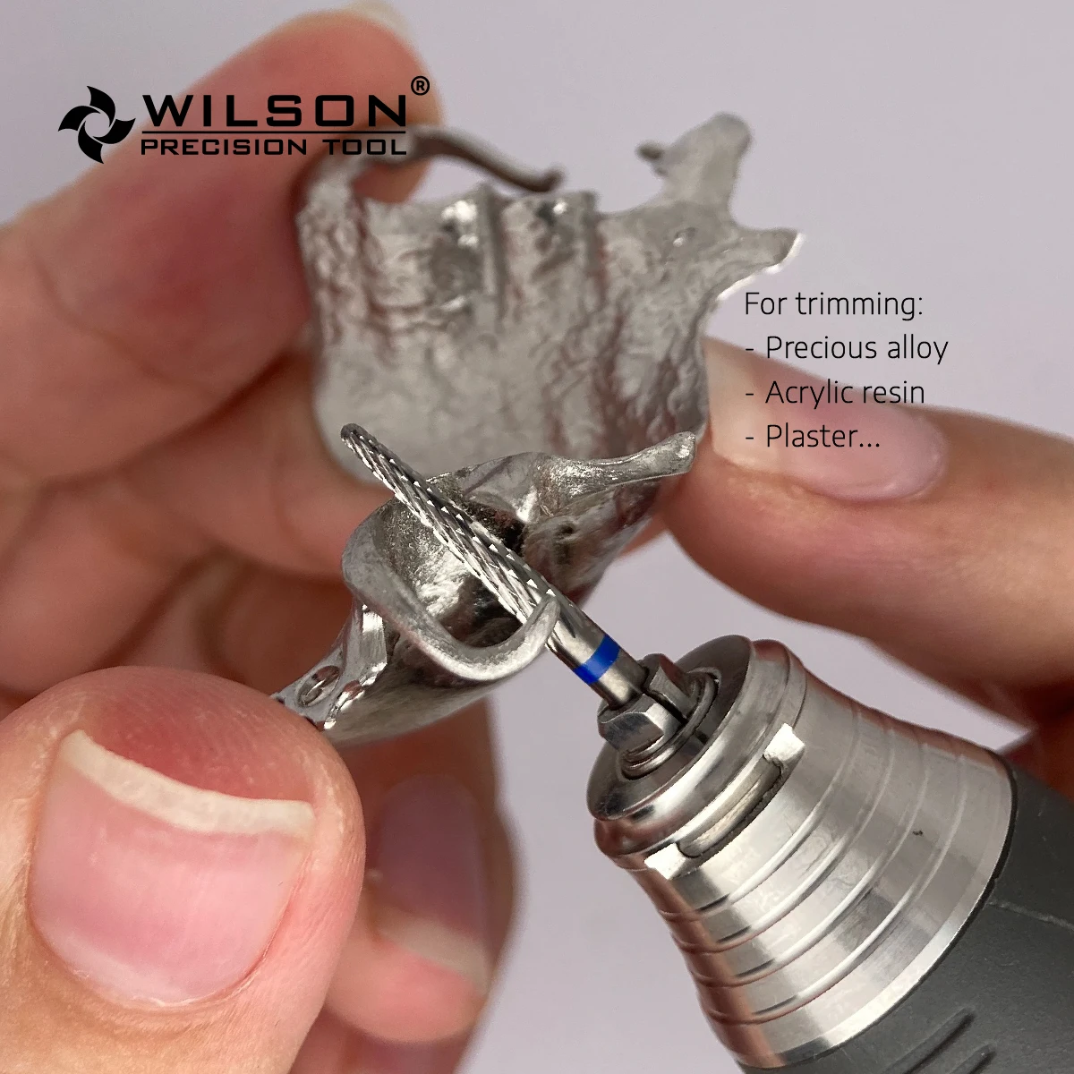 WilsonDental Burs 5000330 Tungsten Carbide Dental Tools for Trimming Plaster/Acrylic/Metal