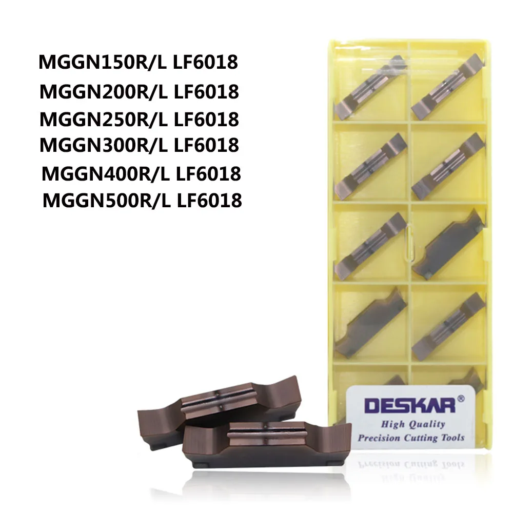 DESKAR MGGN150 MGGN200 MGGN250 MGGN300 MGGN400 MGGN500 R L Hartmetall stechplatte CNC drehmaschine werkzeug – Detail 1
