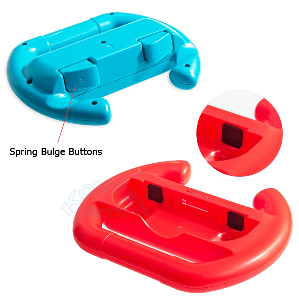 Mando de carreras para Nintendo Switch, soporte de agarre para mando de NS, accesorios de juego, 2 uds.