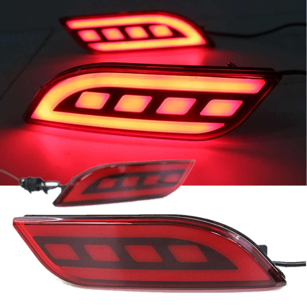 

For Jeep Compass 2017 2018 Led Brake Light Stop Rear Bumper Lamp Red Car warning Taillights 12V