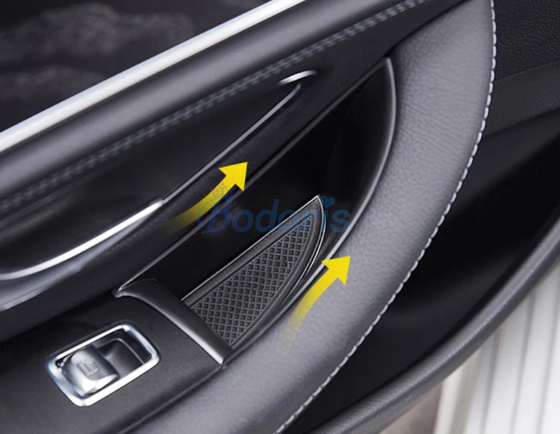 For Mercedes Benz AMG E Class 2016-2021 W213 E200 E300 E400 Car Organizer Door Armrest Storage Box Container Accessories