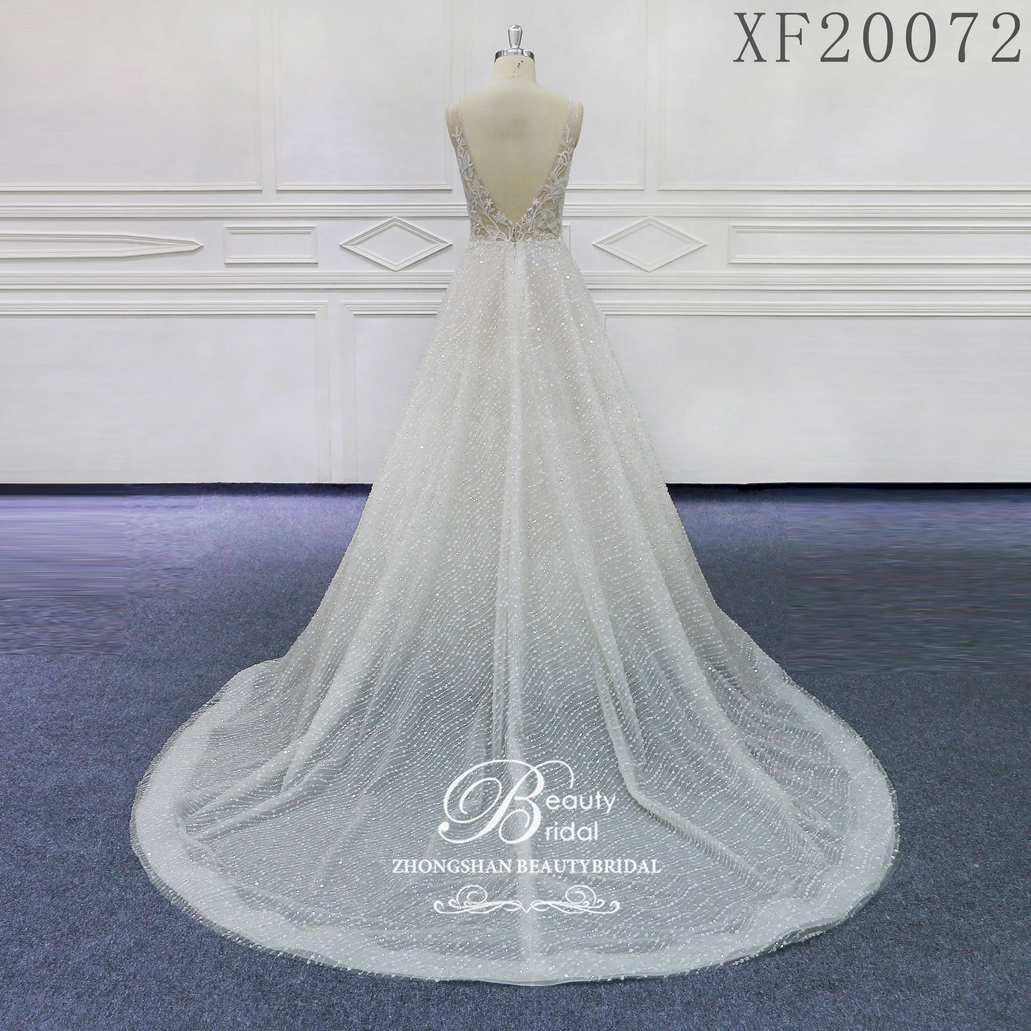 weddingdress 2022 New Arrivals Custom maed Court train XF20072 Simple