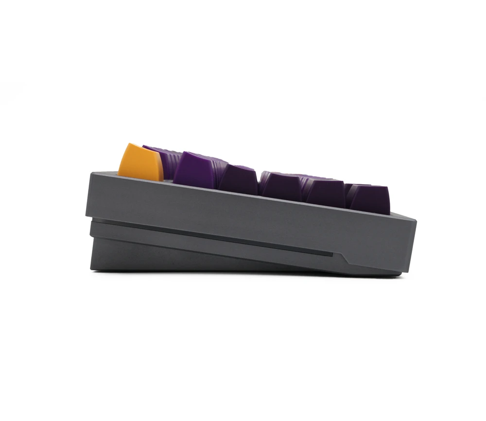 Domikey SA abs doubleshot keycap Gas Attack for mx stem keyboard poker 87 104 gh60 xd64 xd68 xd84 xd96 xd75 xd87 Purple Yellow