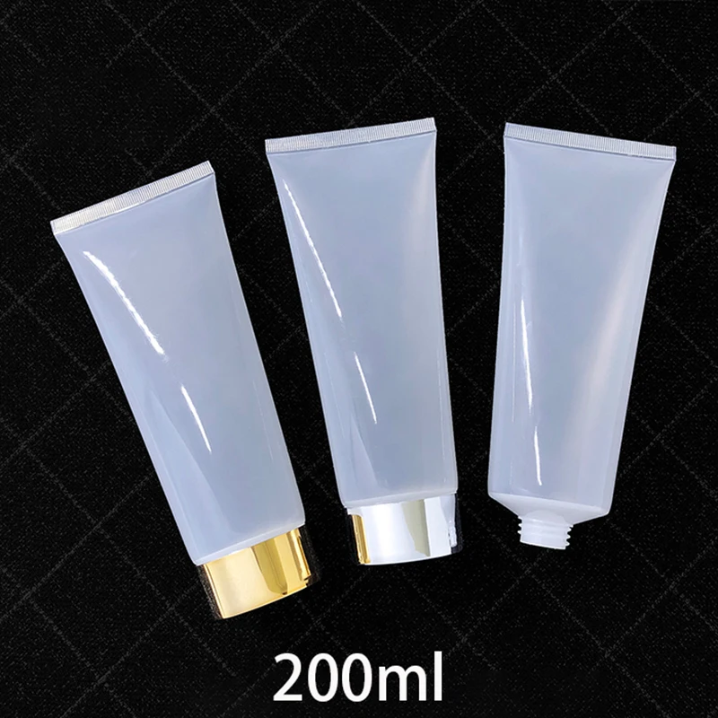 200ml 150ml 빈 지우기 부드러운 튜브 피부 미백 샴푸 바디 워시 샤워 젤 로션 크림 여행 화장품 용기 