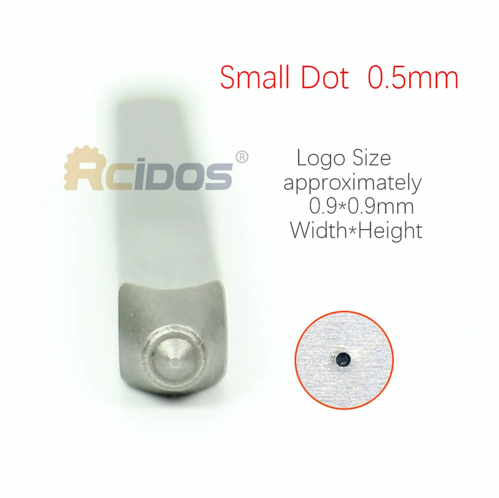 RCIDOS Dot / Dash Signature Design Stamps,DIY Bracelet/Jewelry Symbols Steel Stamp 1pcs price