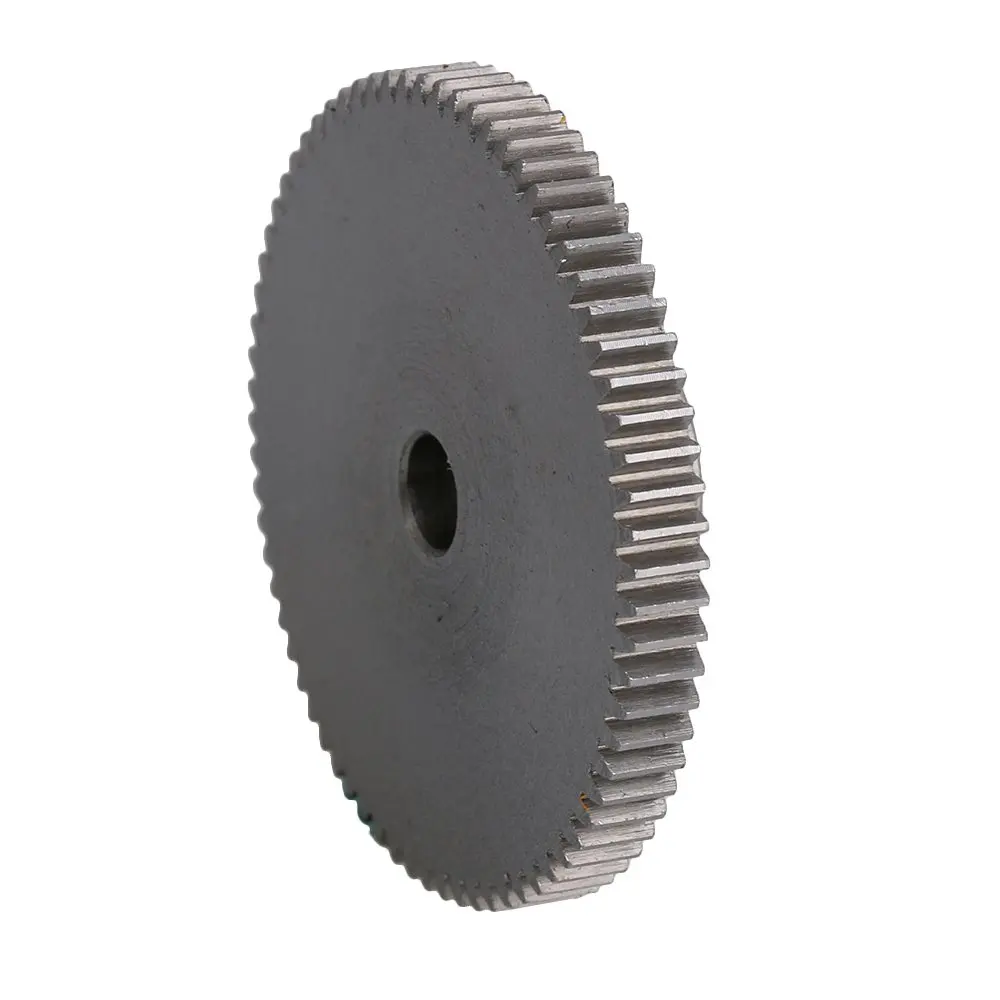 37x10x5MM Black 72 Teeth Motor Metal 45# Steel Gear Wheel 0.5 Modulus Top Screws