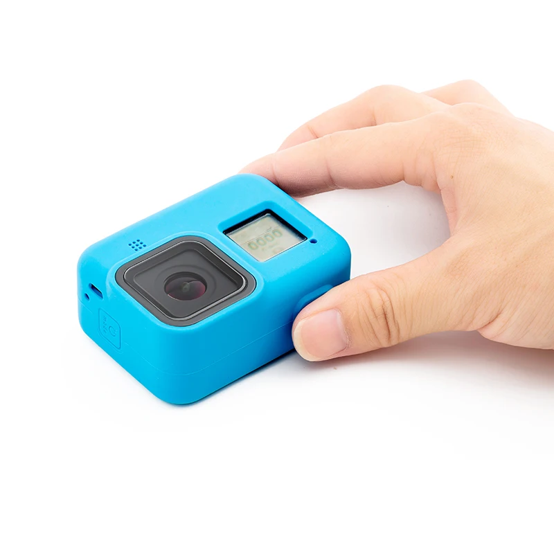 Мягкий силиконовый защитный чехол с черной рамкой для Gopro Hero 8