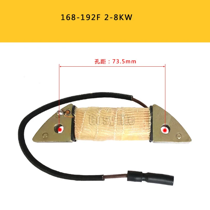 Sạc 12V Cuộn Dây Phù Hợp Với 168F 170F 188F 190F GX160 GX390 2kw 3kw 6.5kw 8kw Xăng Máy Phát Điện Phụ Kiện
