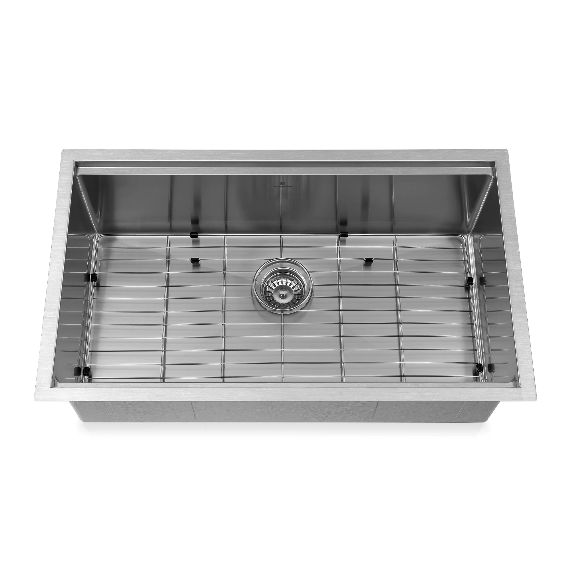 32 *19 Inch Undermount 16 Gauge Kitchen Sink R10 Radius Stainless Steel Kitchen Sink Single Bowl Handmade with Intergrated