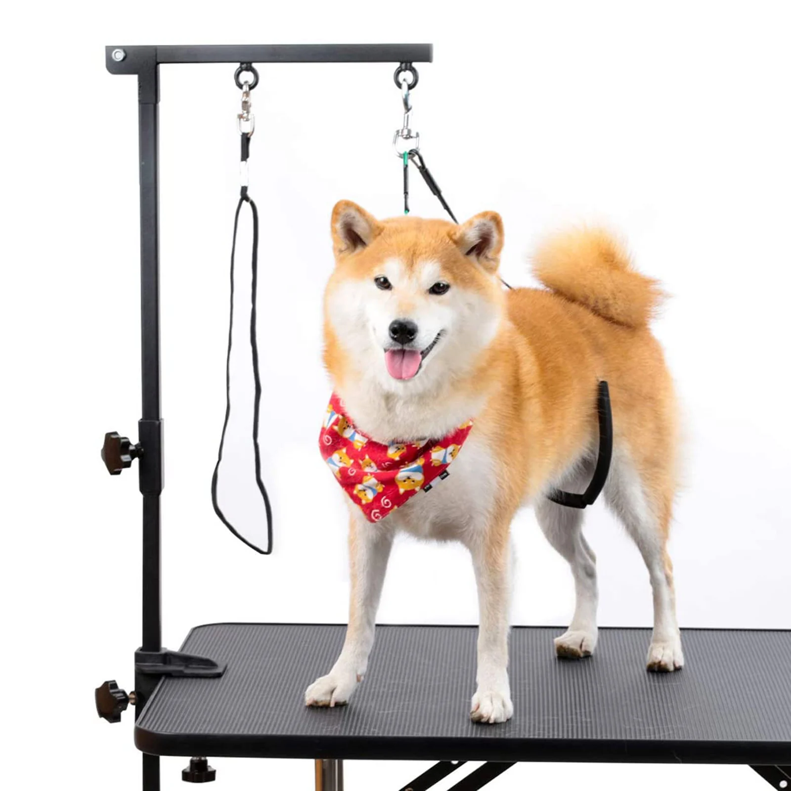 Portable Pet Dog Grooming Table Arm w/Clamp Height Adjustable Foldable Pet Puppy Supply for Bath Desk