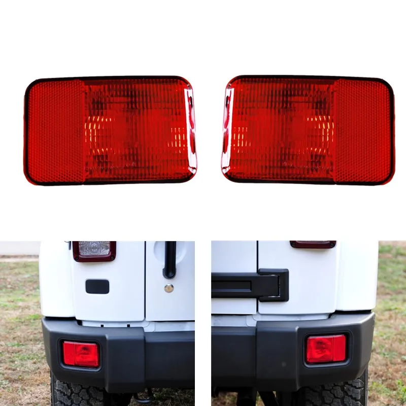 Back Fog Lamp Cover For Jeep Wrangler 2008 -2018 For  JK wrangler rear bumper J3 CKD Fog Light Housing OEM 55078104AC