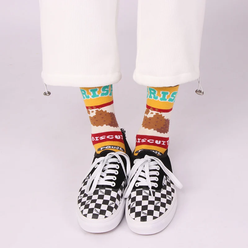 

Korea Harajuk Harbor Cartoon Milk Blue Stockings for Women ins Style Versatile Fashion Street Men's SOCKS