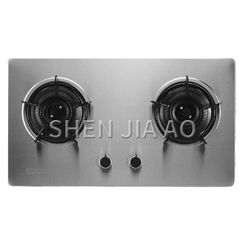 

natural gas stove Embedded double-hole stove Household stainless steel gas cooktops Energy-saving fire gas stove JZT-HD88