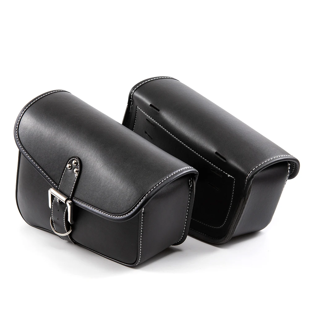 

Motorcycle Bag For Harley Sportster Honda Suzuki Yamaha Kawasaki Leather Motorcycle Saddle Bag Waterproof Side Bags Tool Pouch