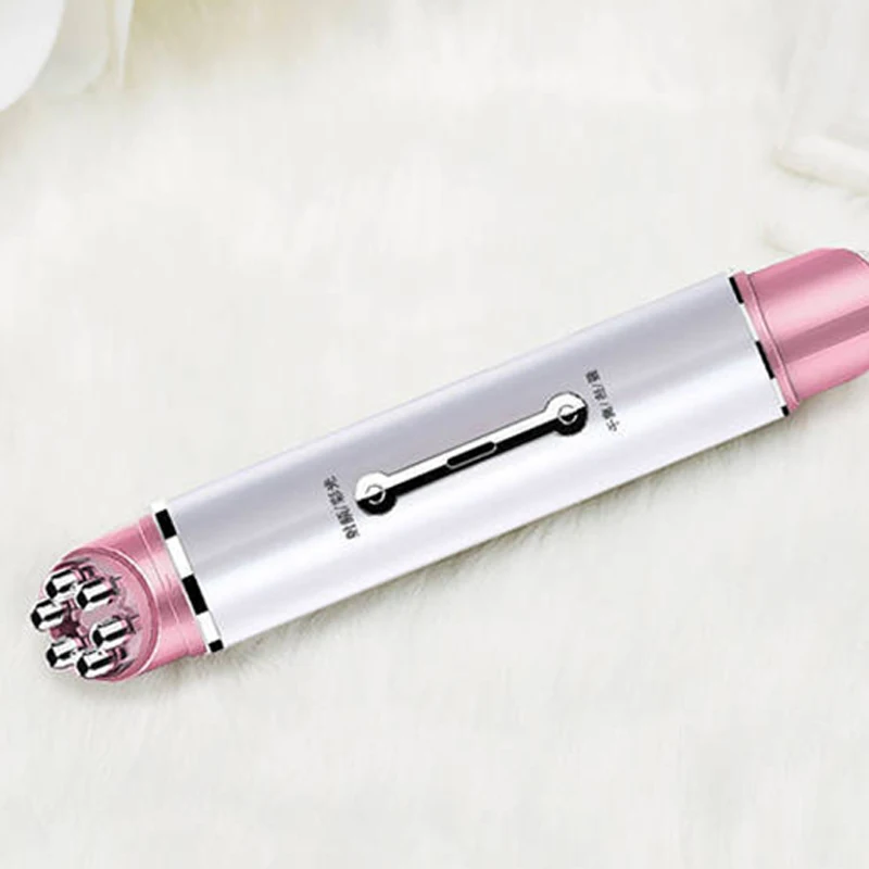 Radiofrekwencyjny przyrząd do pielęgnacji okolic oczu EMS, domowy długopis do pielęgnacji okolic oczu, usuwający cienie i worki pod oczami, masaż wibracyjny z funkcją grzania.