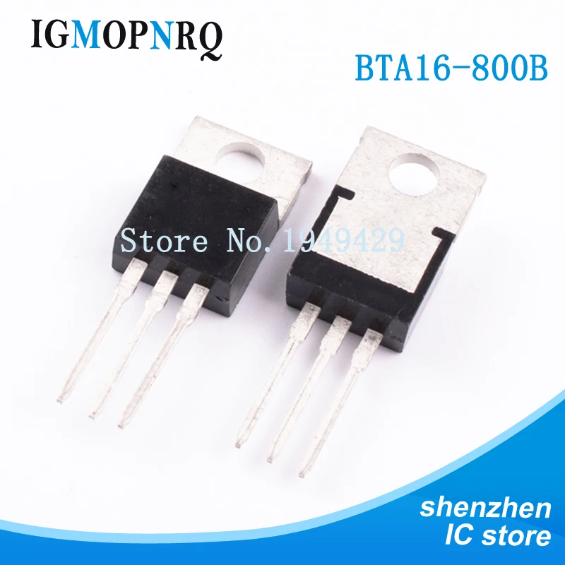 5pcs/lot BTA16-800B TO-220 BTA SCR new