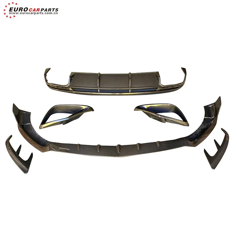 C217 B-style Carbon Fiber Parts for S-Class Coupe C217 2018-2020 Year B-style DRY Carbon Fiber Front Lip Diffuser for S63 Coupe