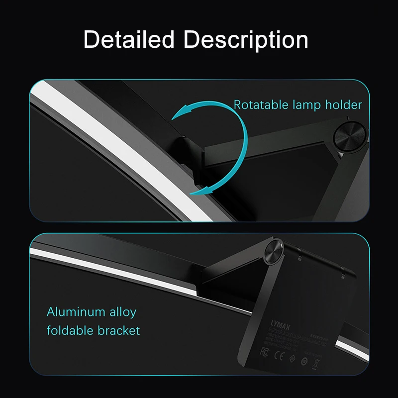 Youpin lymax lâmpada de mesa curvo display tela pendurado luz rgb cor computador monitor barra luz proteção para os olhos controle remoto