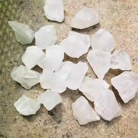 50g Raw Natural Clear White Quartz Stone Reiki Healing Aromatherapy Crystal Mineral Nugget Stone Chips