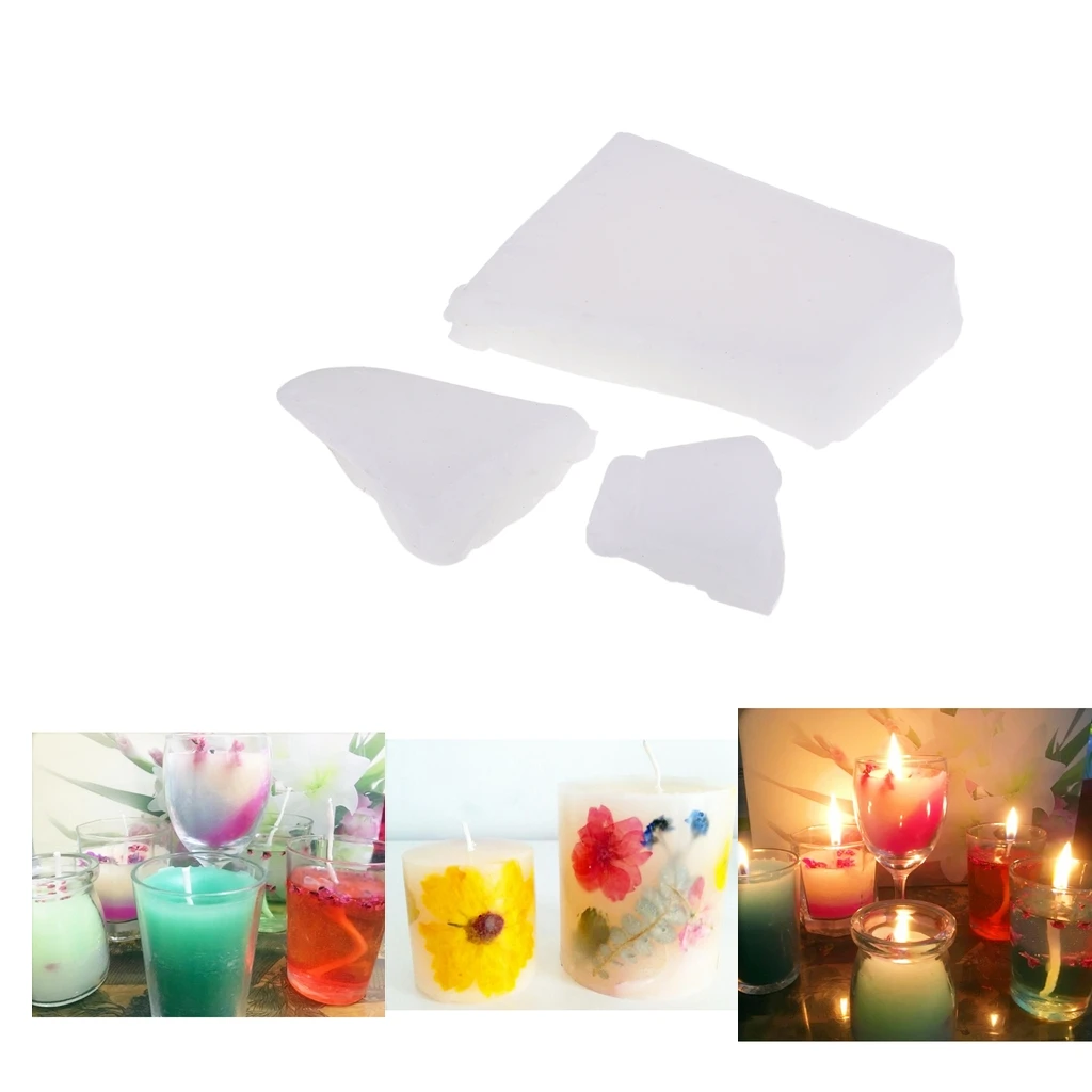 500g White Paraffin Wax Blocks For Handmade DIY Candle Making Craft Supplies for Home Room Tabletop Decor Shop Display