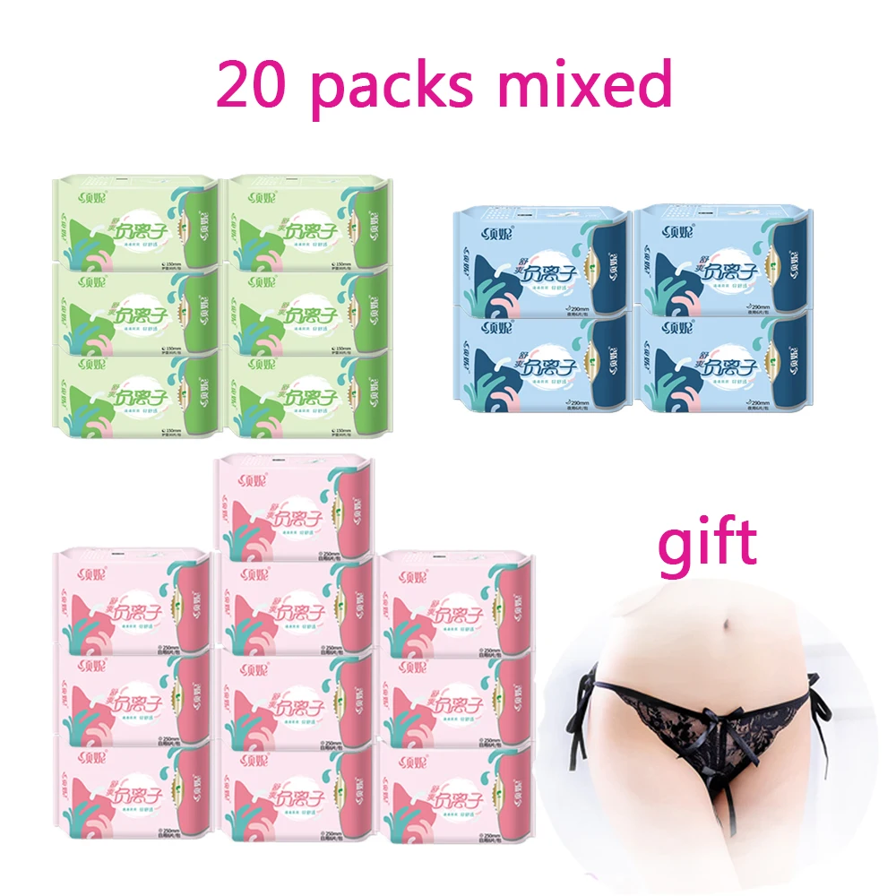 

20 Pack Menstrual Pad Anion Sanitary Napkin Feminine Hygiene Anion Sanitary Pads Ladies Panty Liner Organic Sanitary Towels