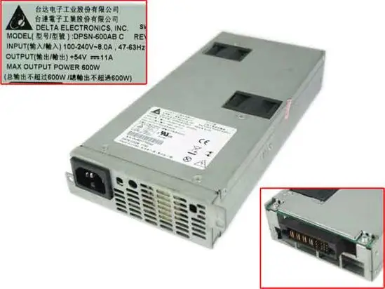 

Delta Electronics DPSN-600AB C DURD17T00A2 Server Power Supply 600W