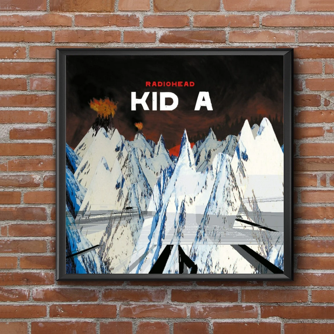 Radiohead KID A Music Album Cover Poster Music Singer Star Canvas Poster Wall Painting Home Decoration ( No Frame )