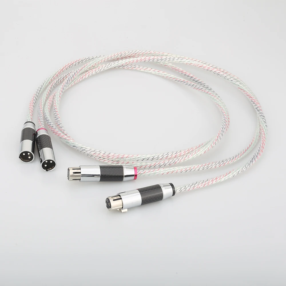 Nordost Valhalla Series XLR Balanced Interconnect Cable With Carbon Fiber XLR Plug 3Pin Male to Female Audio Balanced Cord Cable