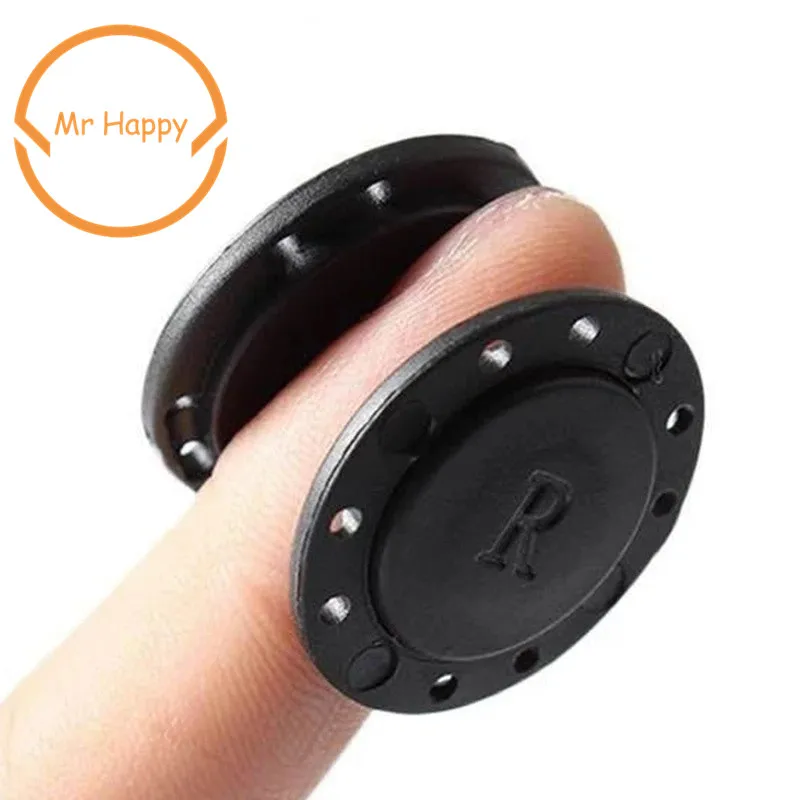 Black&white 22mm/26mm PVC Invisible Super Magnetic Snaps Fasteners Button for overcoat bag garment accessories scrapbooking DIY