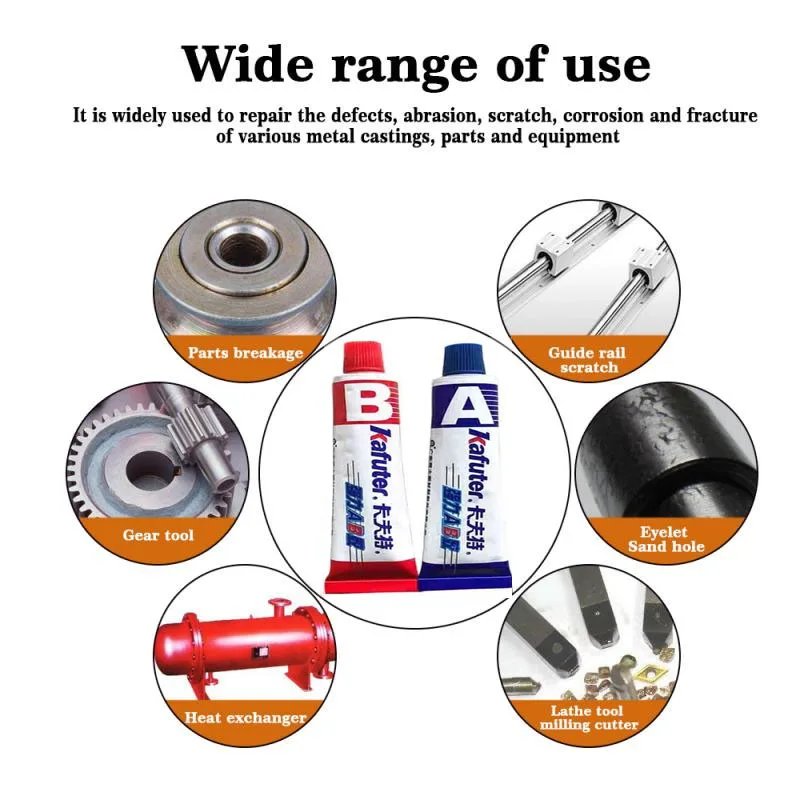 2Pc Epoxy Resin  16g /70g A+B Glue Metal Glue Iron Stainless Aluminum Alloy Glass Plastic Wood and Marble Quick Drying Universal