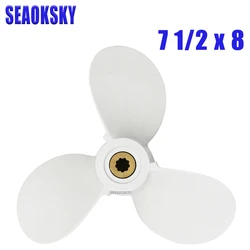 6E0-45941-01-EL boat engine propeller 7 1/2 x 8 -BA for Yamaha 4-6hp,propeller for hidea parsun 4-6hp